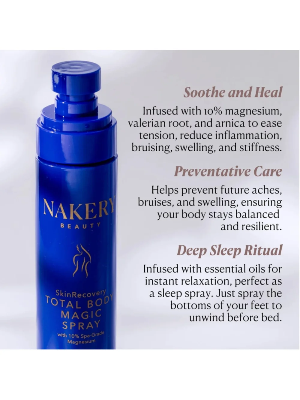 SkinRecovery Total Body Magic Spray with Magnesium (120 mL)
